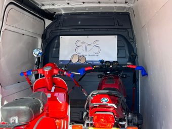 Collected and delivered by ETS Motorbike Transport